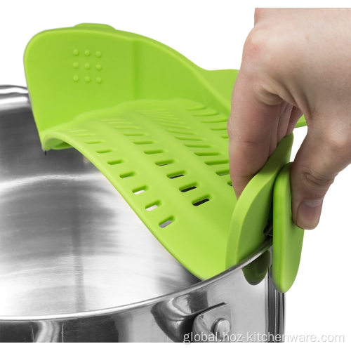 Kitchen Strainer  Durable Leak-proof Pot Edge Strainer Supplier